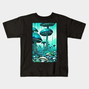 Mushroom Forest Kids T-Shirt